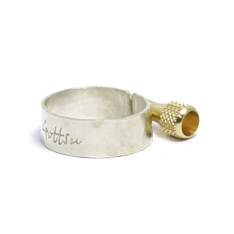 【Gottsu 】Solid Silver Ligature lアルト Gottsu 】Solid Silver Ligature lアルト Gottsu Solid Silver