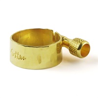 【受注生産品】ゴッツ アルトサックス/Jazz Metal用リガチャー Solid Silver Ligature Gold Plate