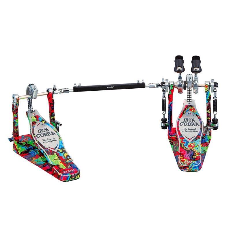 TAMA 【TAMA 50th LIMITED】 HP900RWMPR [IRON COBRA Marble Edition Rolling Glide Twin Pedal／Psychedelic Rainbow] 【限定品】