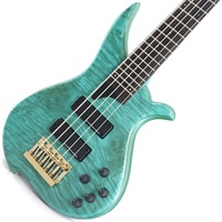TWB-5 EX Quilted Burl Maple Top (Turquoise Blue)