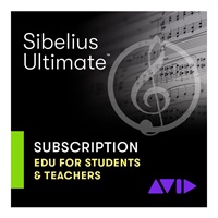 Sibelius Ultimate サブスクリプション(1年) アカデミック版(9938-30011-60)(オンライン納品)(代引不可)