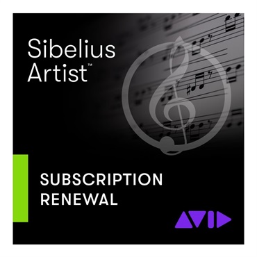 Sibelius Artist サブスクリプション更新版(1年)(9938-30132-00)(オンライン納品)(代引不可)