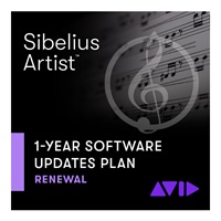 Sibelius Artist アップグレード・サポートプラン 更新版(1年)(9938-30097-00)(オンライン納品)(代引不可)