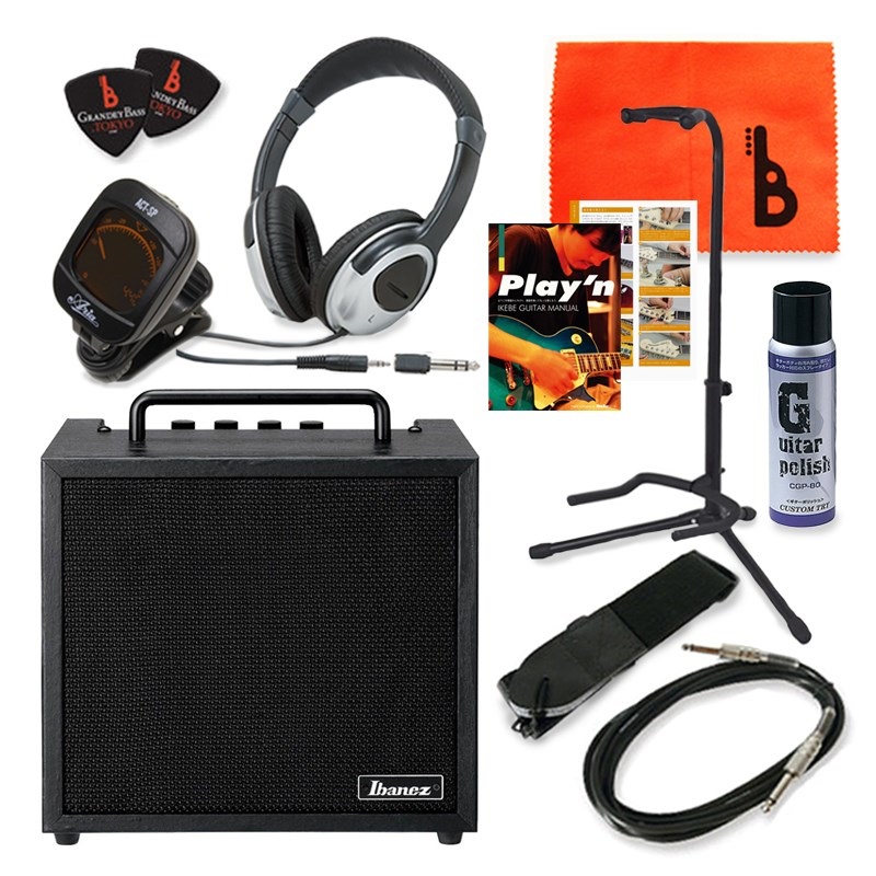 Ikebe Original ベース初心者入門セット w/IBZ10BV2 （※ベース本体は  