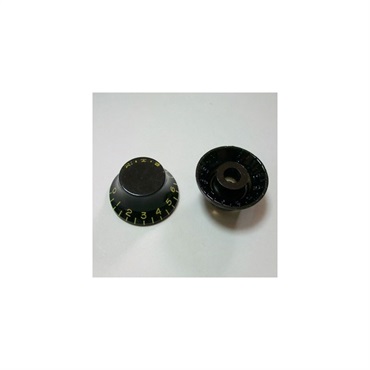 Vintage Tint Top Hat knob Black (2) [8502]