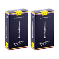 【2個セット】《硬さ：2-1/2》B♭クラリネット用リード バンドレン Traditional (青箱)  【宅配便発送】【正規輸入品】