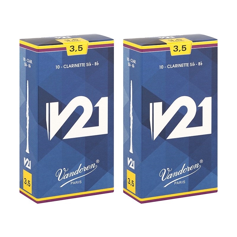 VANDOREN 【2個セット】《硬さ：3.5》B♭クラリネット用リード