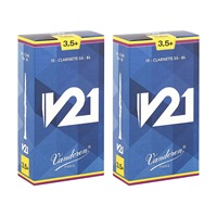 【2個セット】《硬さ：3.5+》B♭クラリネット用リード バンドレン V21 【宅配便発送】【正規輸入品】