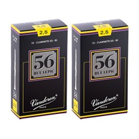 【2個セット】《硬さ：2.5》B♭クラリネット用リード バンドレン ルピック56 【宅配便発送】【正規輸入品】