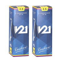 【2個セット】《硬さ：2.5》バスクラリネット用リード バンドレン V21 【宅配便発送】【正規輸入品】