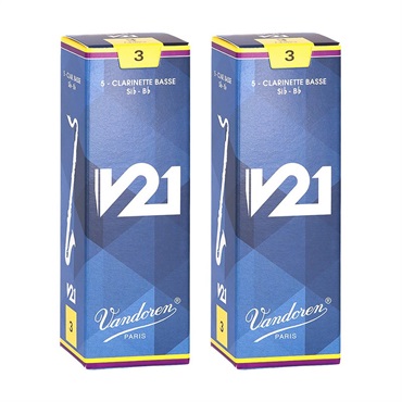 VANDOREN 【2個セット】《硬さ：3.5》バスクラリネット用リード