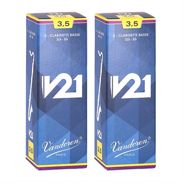 VANDOREN 【2個セット】《硬さ：3.5》バスクラリネット用リード