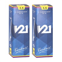 【2個セット】《硬さ：3.5》バスクラリネット用リード バンドレン V21 【宅配便発送】【正規輸入品】