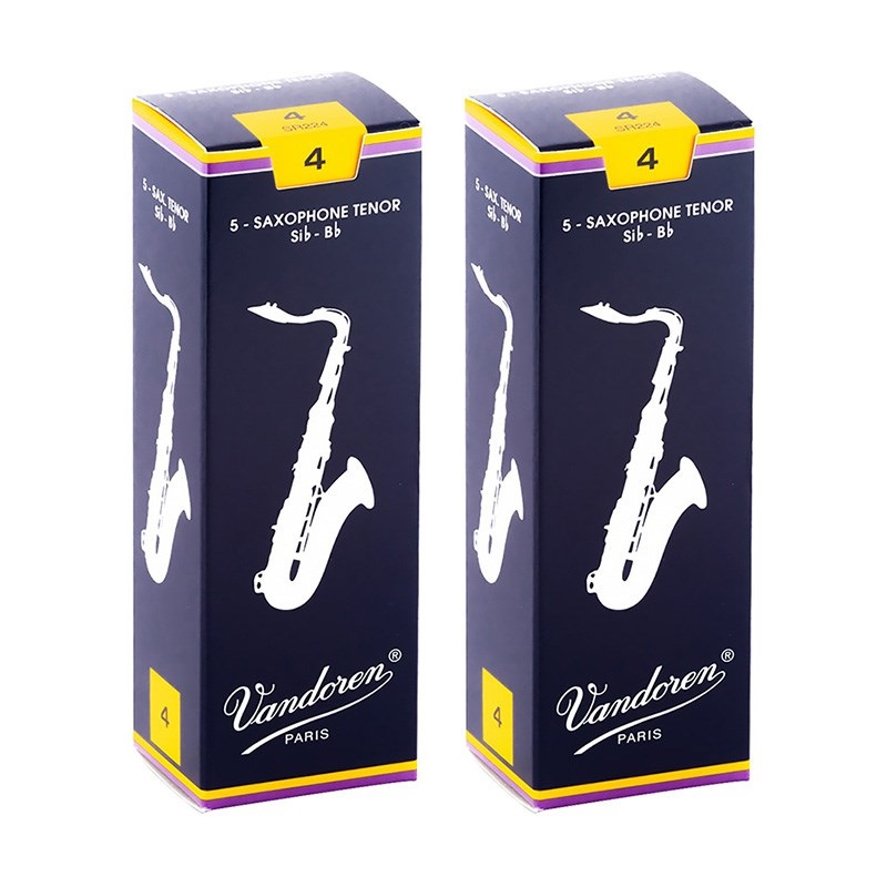 VANDOREN 【2個セット】《硬さ：4》テナーサックス用リード バンドレン