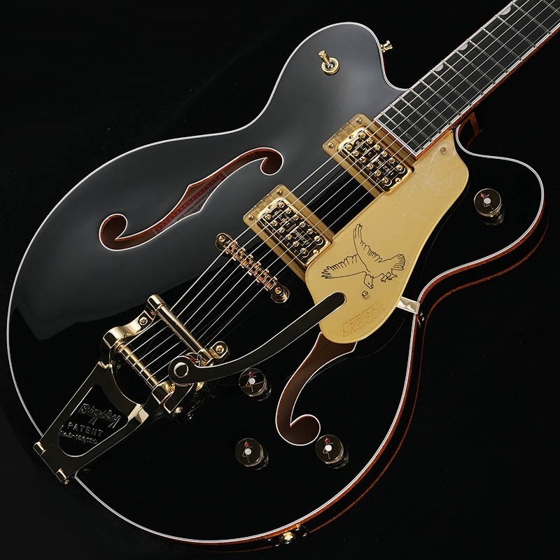 GRETSCH G6636T Players Edition Falcon Center Block Double-Cut with String-Thru Bigsby (Black) 【特価】