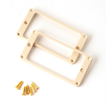 P.R.S. Humbucker Pickup Rings ， Stoptail Models (Ivory)