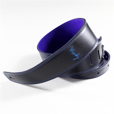 Leather-Suede 2.5inch Standard Tail [Black-Blue]