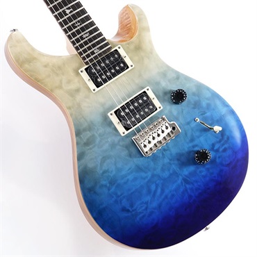【4/26迄特価】PRS SE CUSTOM24 艶青【美品】 PRS SE Custom 24-08 Quilt Top Electric Guitar - Faded Blue