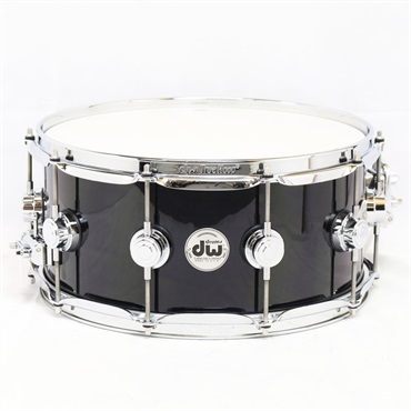 CLV1465SD/FP-GLBK/C [Collector's Pure Maple Snare Drum VLT 14×6.5／GLOSS BLACK Finish Ply]