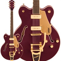 Electromatic Pristine LTD Center Block Double-Cut with Bigsby (Dark Cherry Metallic/Laurel)