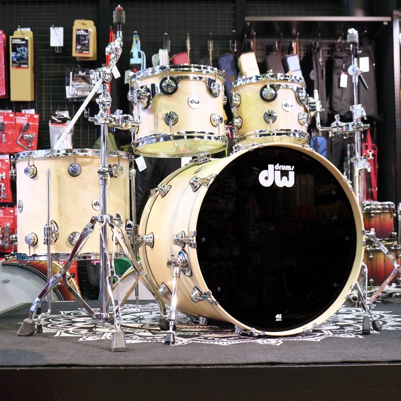 Collector's Pure Maple 4pc Drum Kit [BD22，FT16，TT12&10 / Natural Satin Oil]