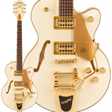 Electromatic Chris Rocha Broadkaster Jr. Center Block (Vintage White/Rosewood)