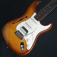 【USED】 Limited Edition Rarities Flame Maple Top Stratocaster Thinline HSS (Violin Burst/Solid Rosewood Neck) 【SN.LE08183】