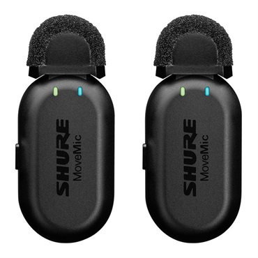 SHURE MoveMic Two(MV-TWO-J-Z6)(2チャンネル・クリップオン・ワイヤレスマイク)  【国内正規品】
