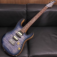 Modern Flame Maple Top/Mahogany Back&Neck Faded Trans Whale Blue Burst SN. 79181