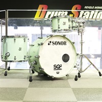 【USED】 SQ2 System Beech Medium 4pc Drum Kit - Mint Sparkle [BD22，TT10&12，FT16]