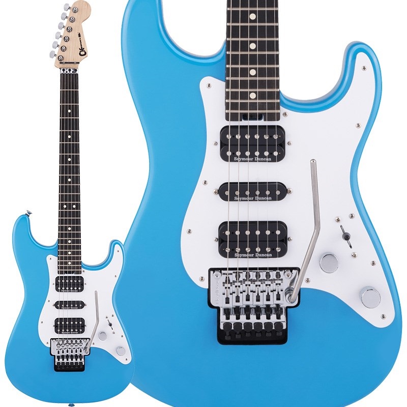 Charvel Pro-Mod So-Cal Style 1 HSH FR E (Robin's Egg Blue/Ebony