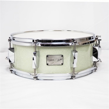 CANOPUS JSB-1455-IWS-LQ／Ice White Sparkle [刃 II YAIBA Birch Snare Drum 14×5.5]