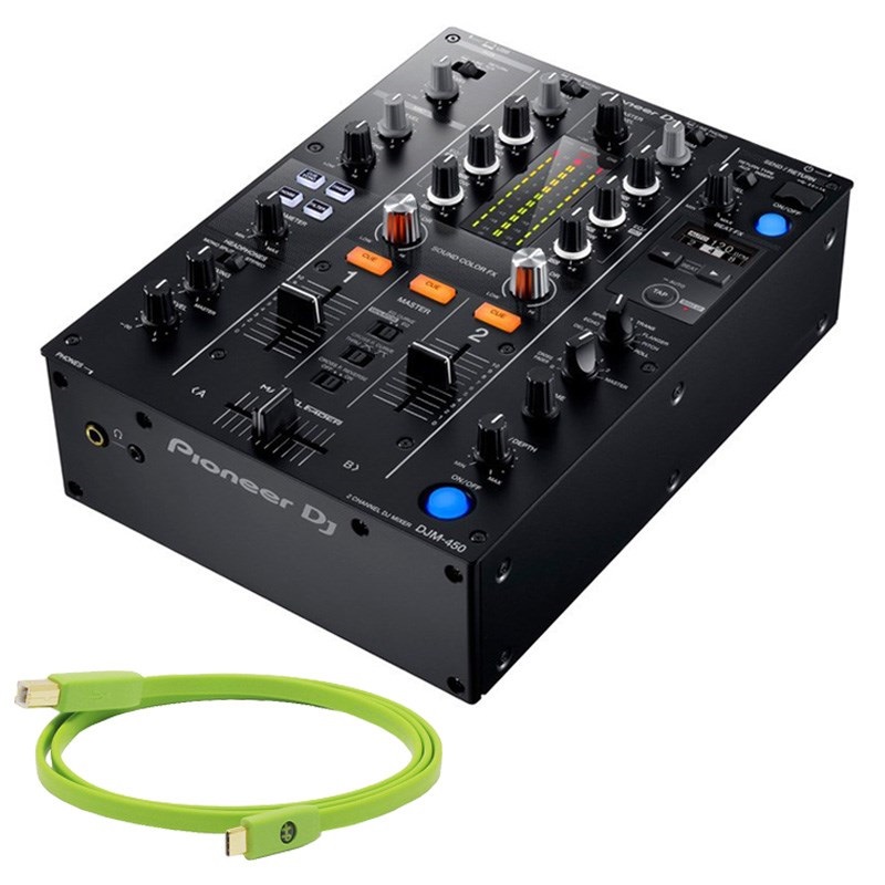 DJM450 + OYAIDE製 高品質USBケーブルSET 【rekordbox対応 2ch DJミキサー】