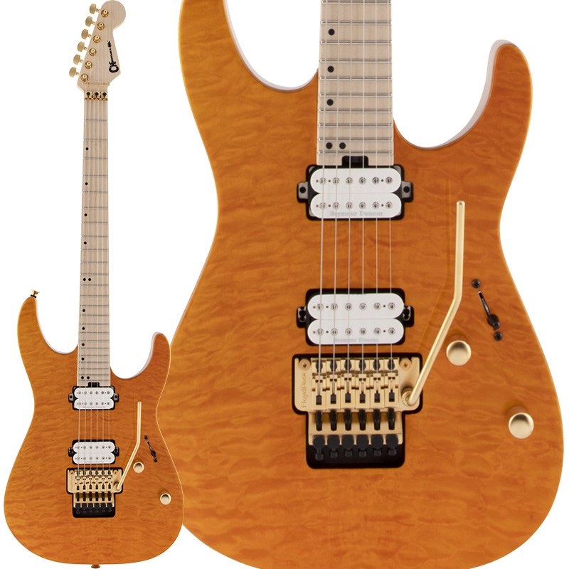 Amazon | Charvel Pro-Mod DK24 HH FR M Mahogany with Quilt