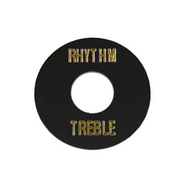 ALLPARTS BLACK PLASTIC RHYTHM/TREBLE RING/AP-0663-023 【お取り寄せ商品】