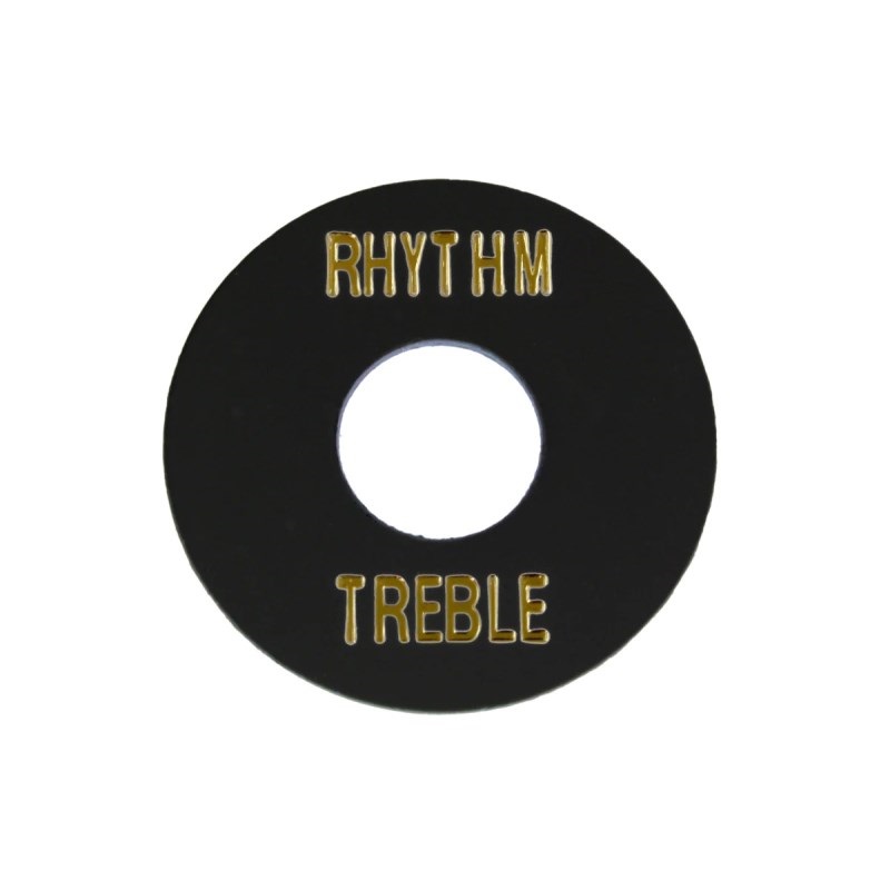 ALLPARTS BLACK PLASTIC RHYTHM/TREBLE RING/AP-0663-023 【お取り寄せ商品】
