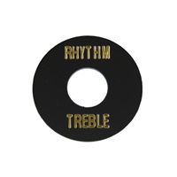 BLACK PLASTIC RHYTHM/TREBLE RING/AP-0663-023 【お取り寄せ商品】