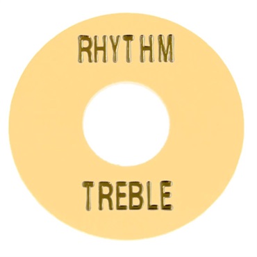 CREAM PLASTIC RHYTHM/TREBLE RING/AP-0663-028【お取り寄せ商品】