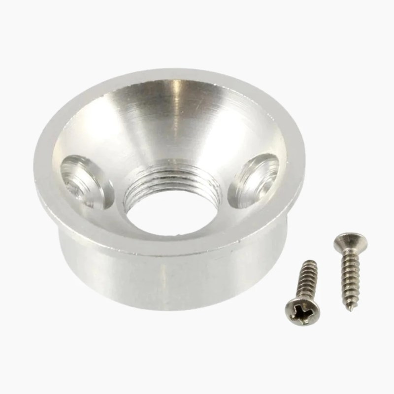ALLPARTS SATIN CHROME RETROFIT JACKPLATE/AP-5270-011【お取り寄せ商品】