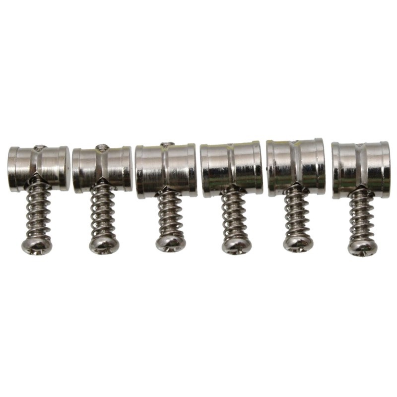 ALLPARTS 【お取り寄せ商品】 BRIDGE SADDLES FOR MUSTANG　SET OF 6/BP-2146-001