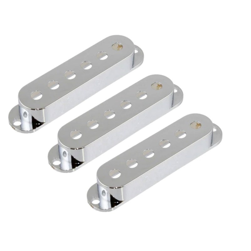 ALLPARTS Plastic Pickup Covers for Stratocaster (Chrome) (3個セット) [PC-0406-010]