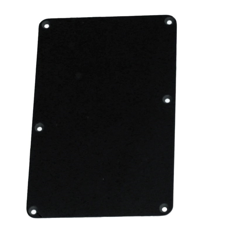 ALLPARTS Tremolo Spring Cover Backplate with No Holes (Black) [PG-0576-023]