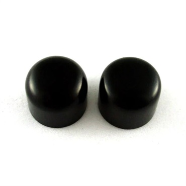 EBONY DOME KNOBS， 2 PCS (QTY 2)/PK-0198-0E0【お取り寄せ商品】