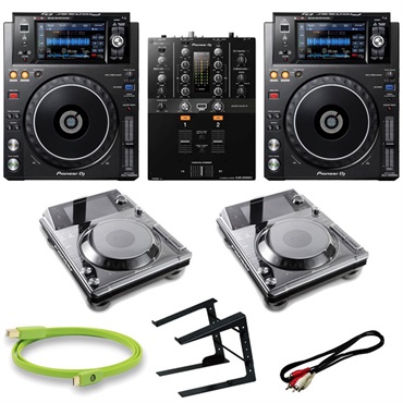 XDJ-1000MK2 + DJM-250MK2 クラブスタイル8点SET 【本体保護カバー & 高品質USBケーブル付属】【※保護カバーのみ後日の出荷となります】