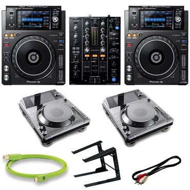 XDJ-1000MK2 + DJM-450 クラブスタイル点SET 【本体保護カバー & 高品質USBケーブル付属】【※保護カバーのみ後日の出荷となります】