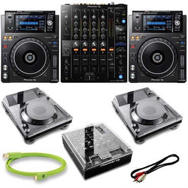 XDJ-1000MK2 + DJM-750MK2 クラブスタイル8点SET 【本体保護カバー & 高品質USBケーブル付属】【※保護カバーのみ後日の出荷となります】