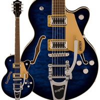 G5655T-QM Electromatic Center Block Jr. Single-Cut Quilted Maple with Bigsby (Hudson Sky)【特価】