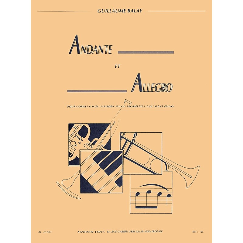 Leduc バレ ： アンダンテとアレグロ