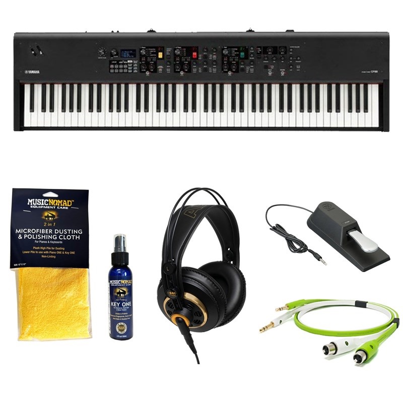 YAMAHA CP88 鍵盤堂プレミアム・セットA【オヤイデケーブル・AKGヘッドホン付】※配送事項要ご確認【kbdset】