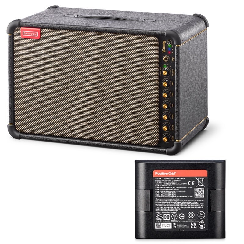 Positive Grid Spark LIVE + Spark Battery セット（ポジティブ ポジティヴ グリッド）